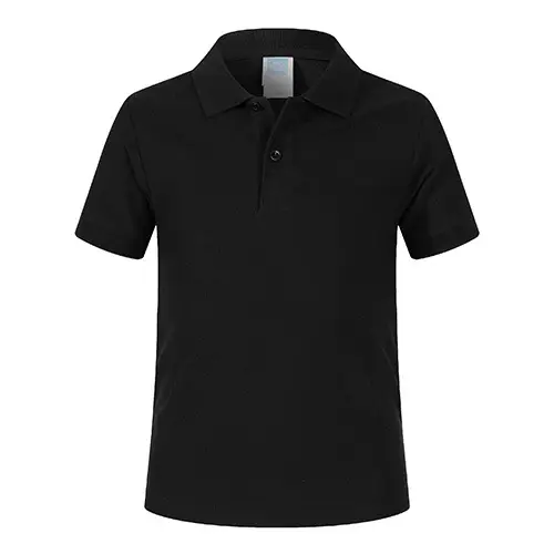 Men Red Cotton Polo Shirt 220g Short Sleeve