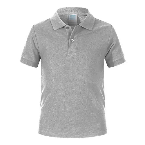 Men Red Cotton Polo Shirt 220g Short Sleeve