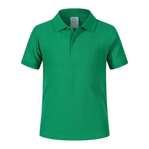 Men Red Cotton Polo Shirt 220g Short Sleeve