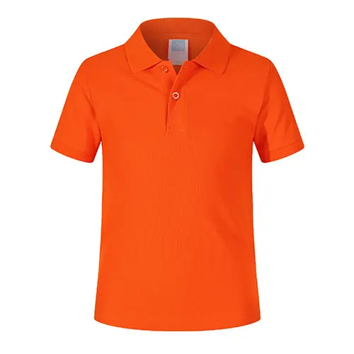 Men Red Cotton Polo Shirt 220g Short Sleeve