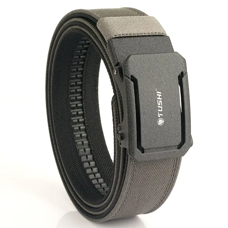 Men's Tactical Belt with Automatic Buckle & 3.8" Thick Nylon - Image 5