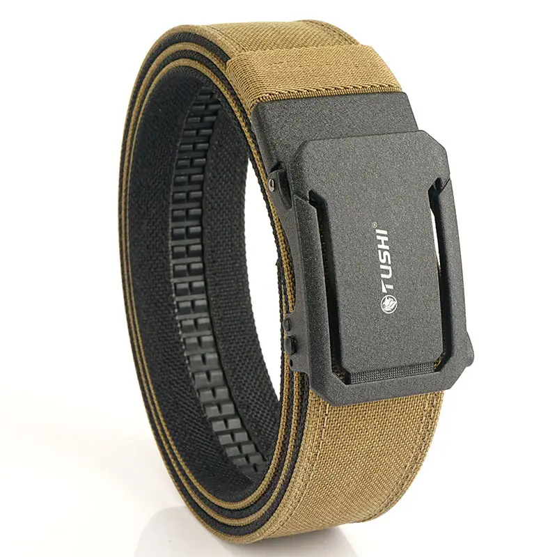 Men's Tactical Belt with Automatic Buckle & 3.8" Thick Nylon - Image 4