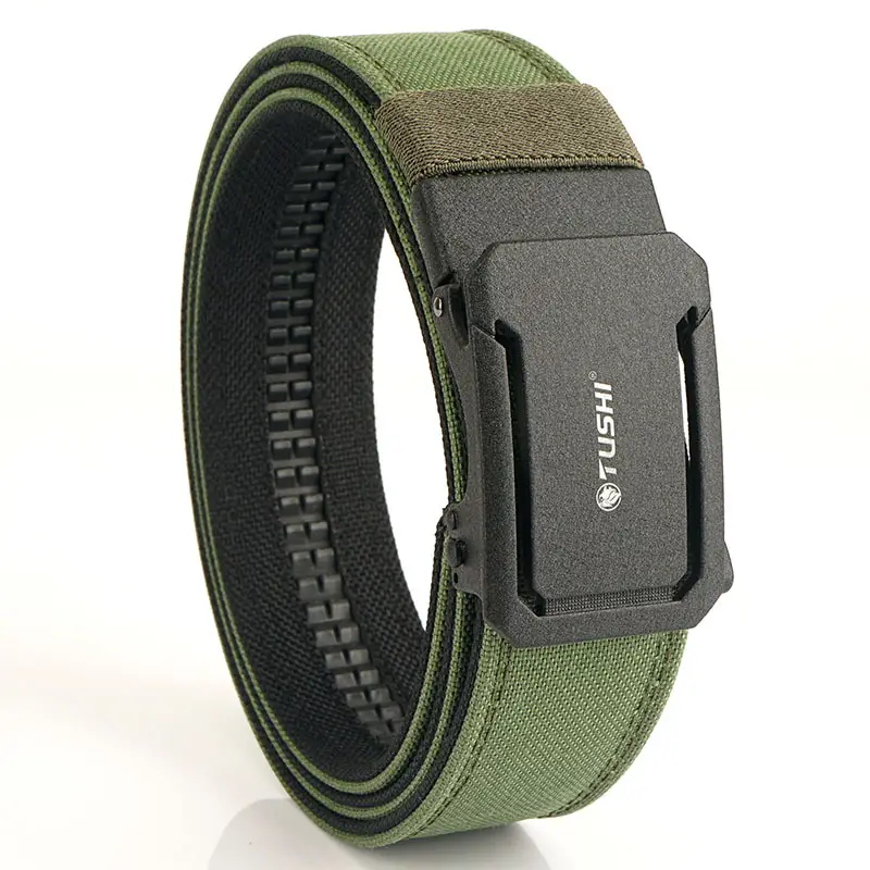 Men's Tactical Belt with Automatic Buckle & 3.8" Thick Nylon - Image 2