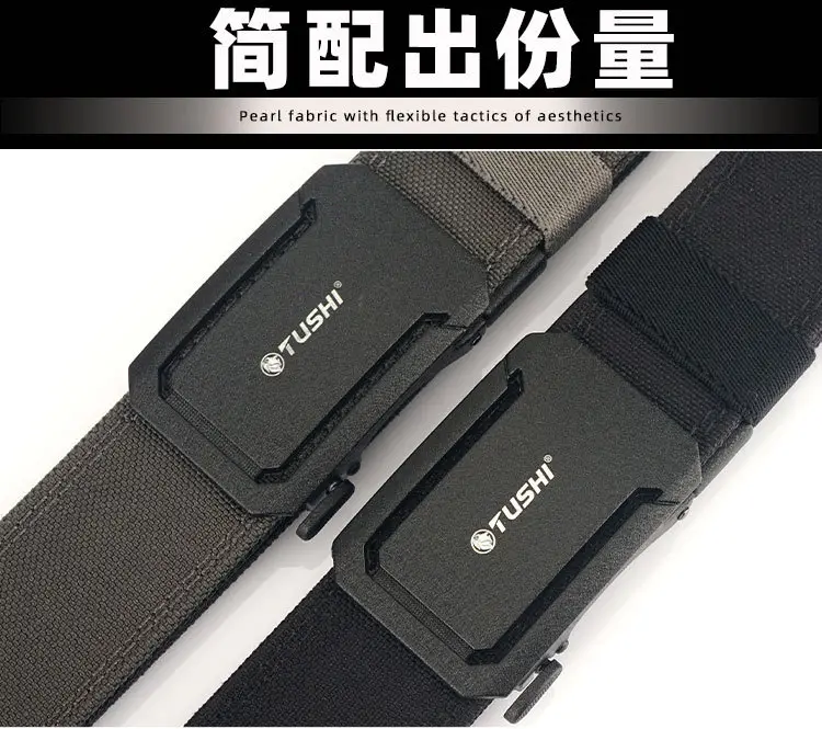 Men's Tactical Belt with Automatic Buckle & 3.8" Thick Nylon β feature 5