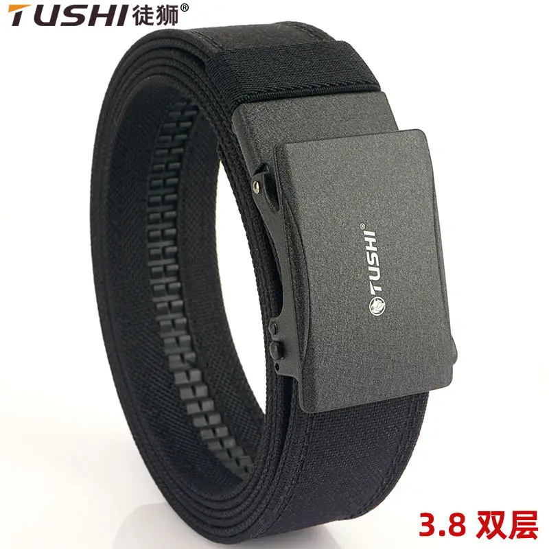 Cross-Border Double-Layer Hardened Shooting Belt Yellow Black - Image 7