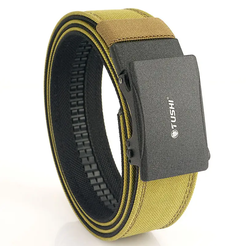 Cross-Border Double-Layer Hardened Shooting Belt Yellow Black - Image 9