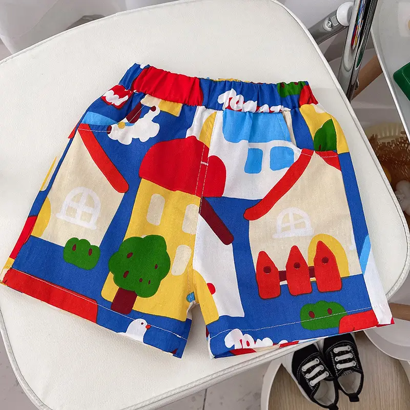 Boys Summer T-Shirt with Colorful Graffiti Shorts 2026 — feature 16