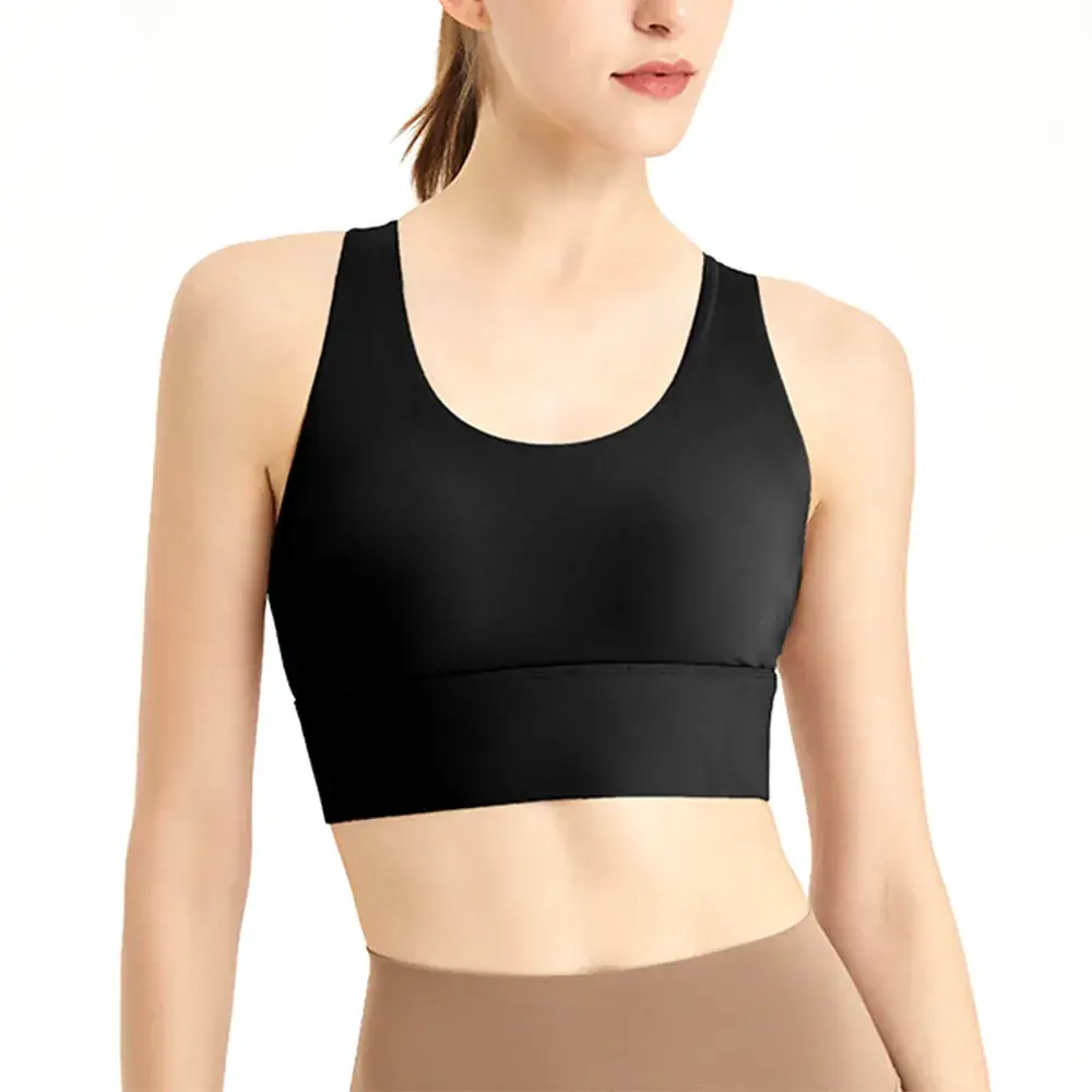 High-Elastic Cross-Back Sports Bra for Women - Image 5