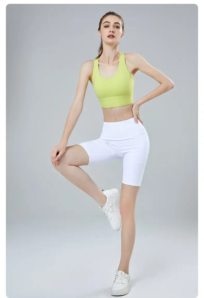 High-Elastic Cross-Back Sports Bra for Women — feature 13