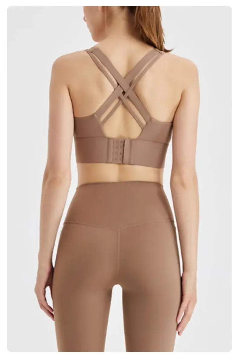 High-Elastic Cross-Back Sports Bra for Women — feature 20
