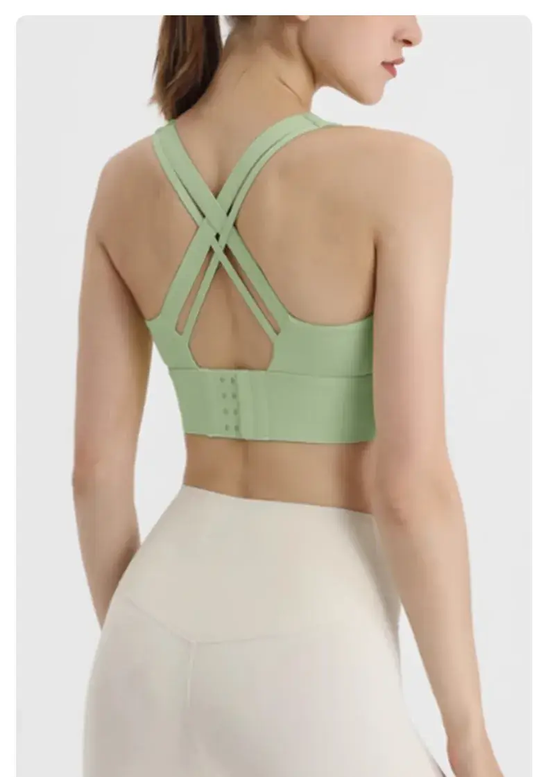 High-Elastic Cross-Back Sports Bra for Women — feature 24