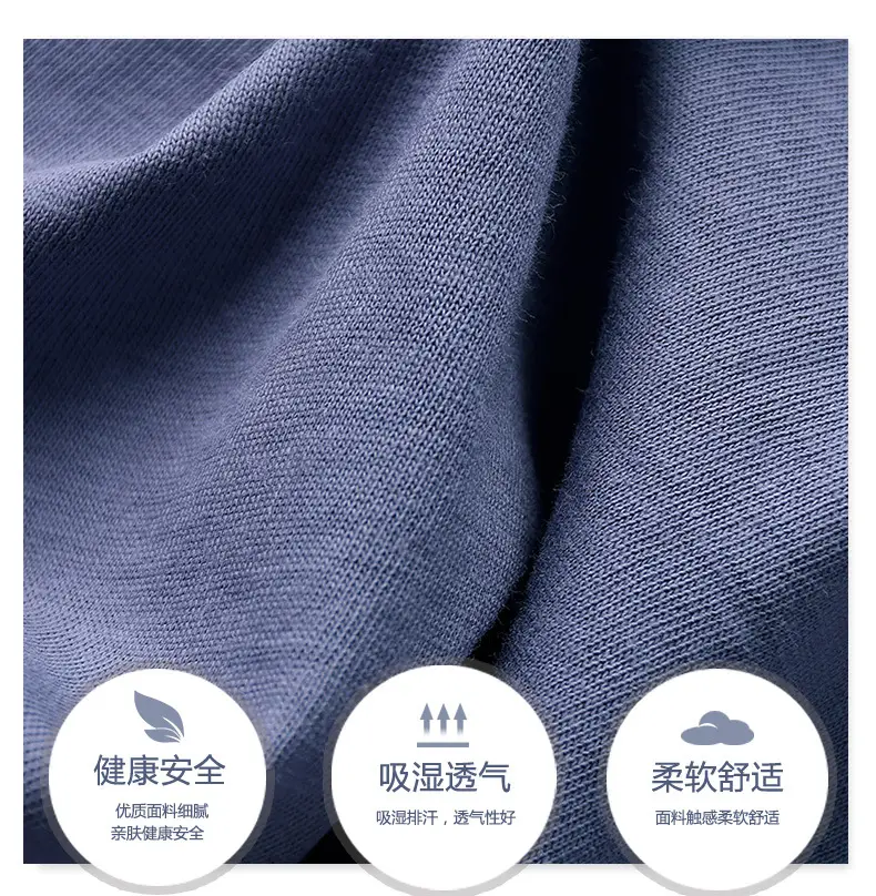 Men Pure Cotton Button T-Shirt Black Casual — feature 6