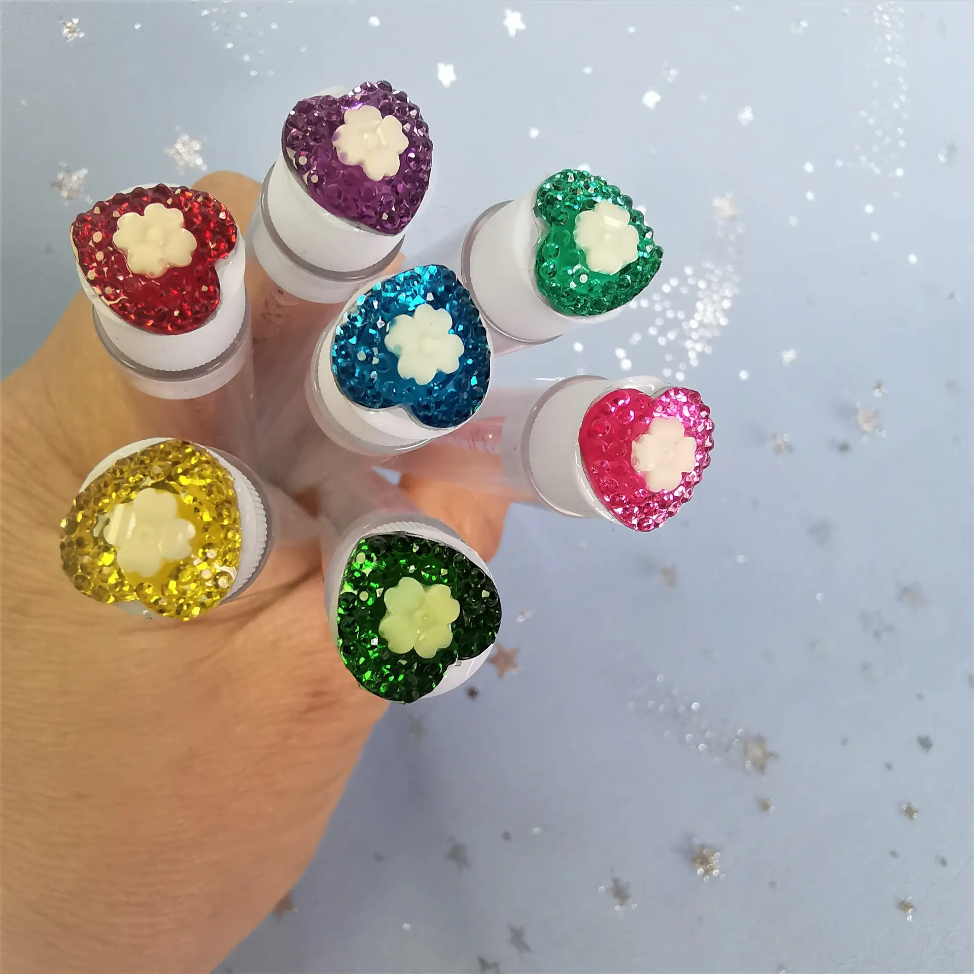 Multi-Color Heart Drill Tube Mascara Brushes — feature 17