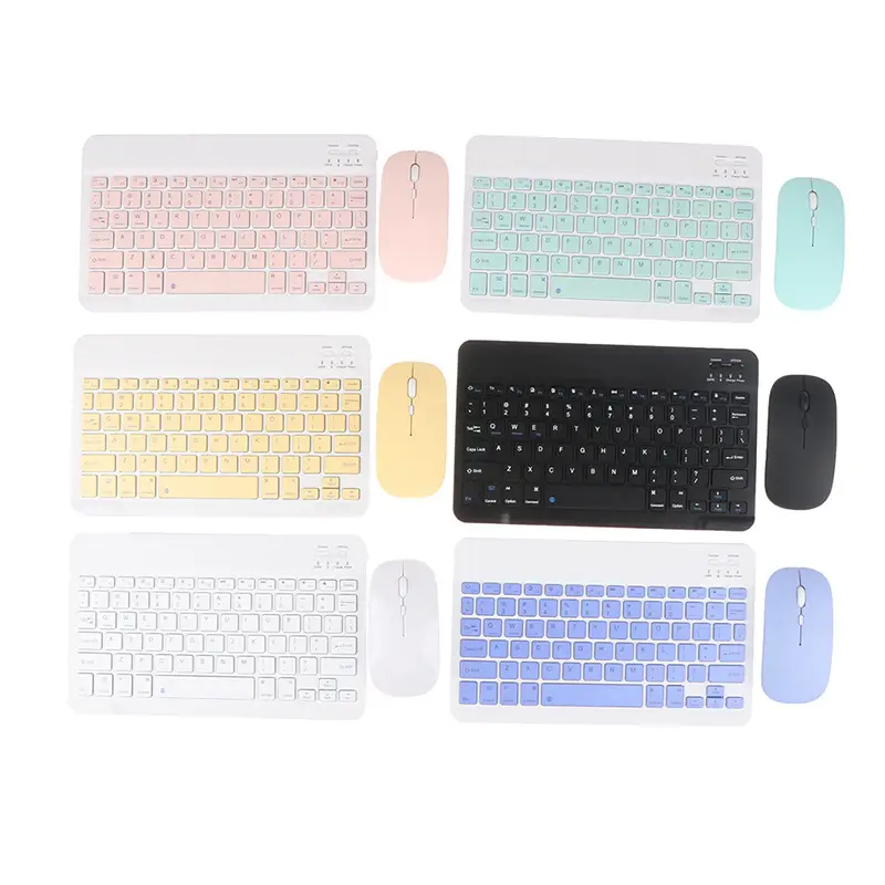 10 Inch Bluetooth Wireless Keyboard Mouse Set - Image 12
