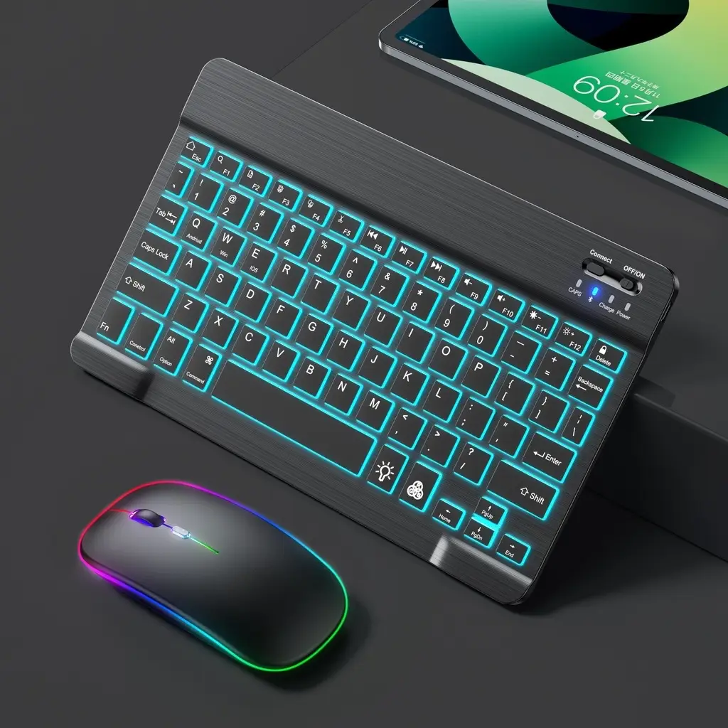 10 Inch Bluetooth Wireless Keyboard Mouse Set - Image 4