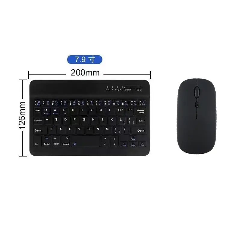 10 Inch Bluetooth Wireless Keyboard Mouse Set - Image 7