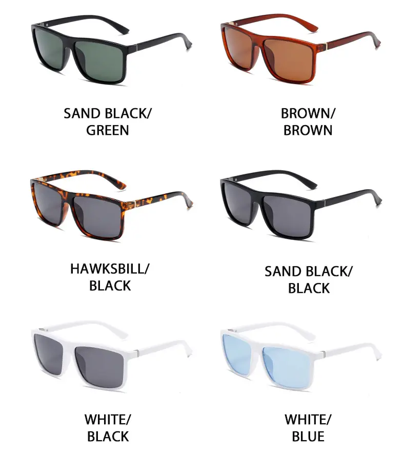 3355 Polarized Box Sunglasses Men Women UV Protection — feature 12