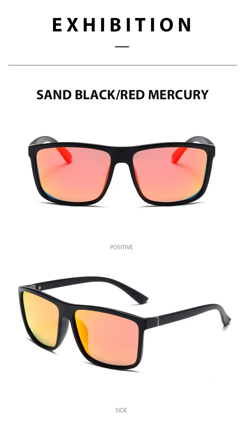 3355 Polarized Box Sunglasses Men Women UV Protection — feature 14