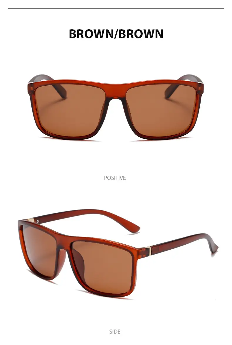 3355 Polarized Box Sunglasses Men Women UV Protection — feature 21