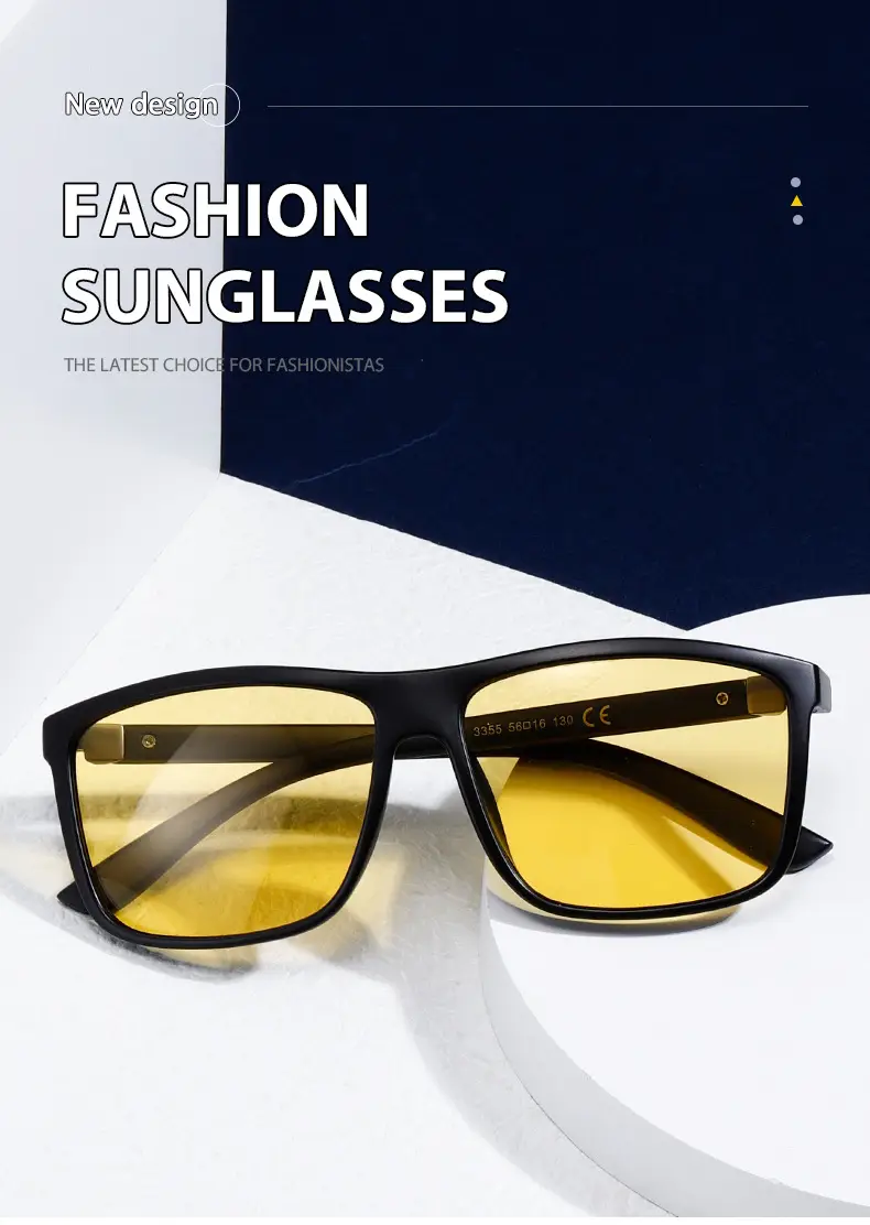 3355 Polarized Box Sunglasses Men Women UV Protection — feature 26