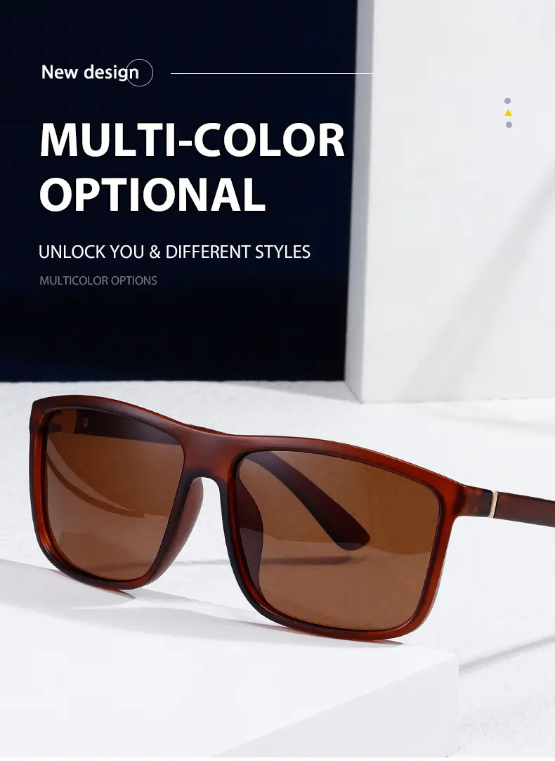 3355 Polarized Box Sunglasses Men Women UV Protection — feature 29