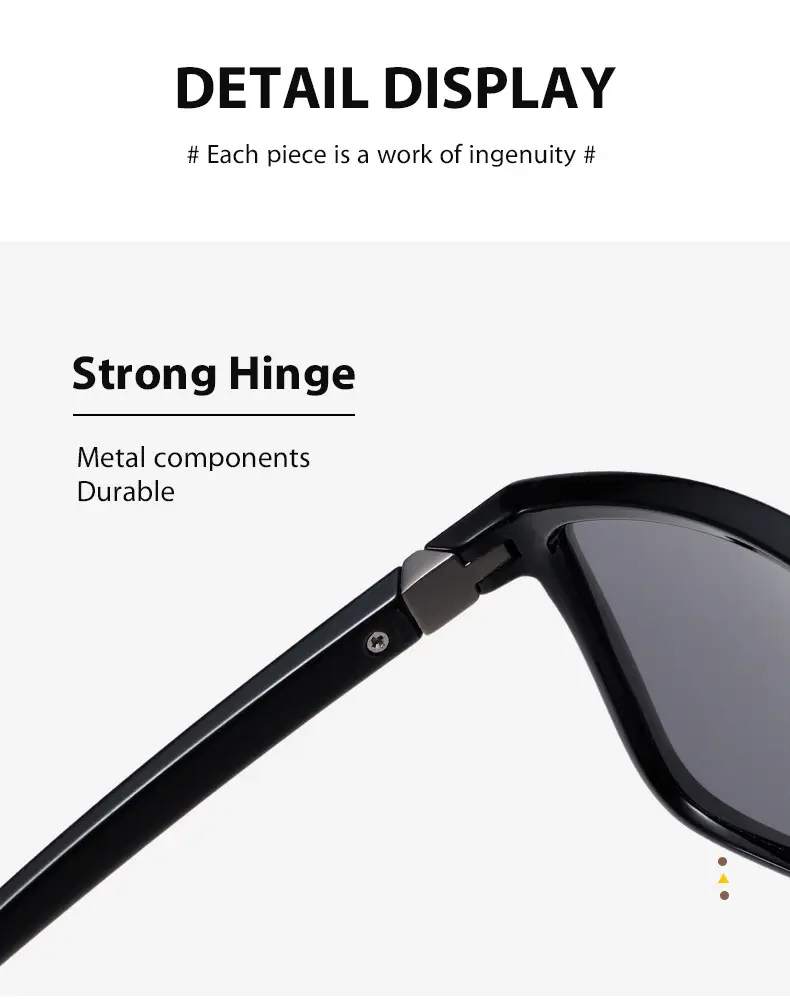 3355 Polarized Box Sunglasses Men Women UV Protection — feature 9