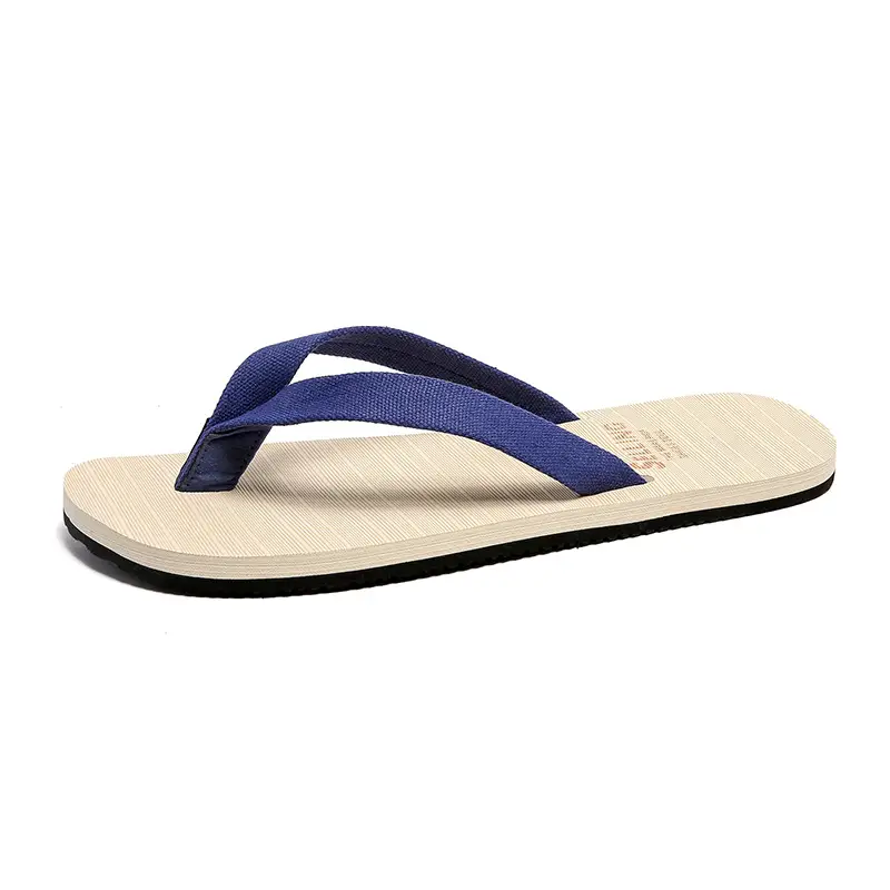 Men's Anti-Slip Rubber Flip Flops Beach Brown