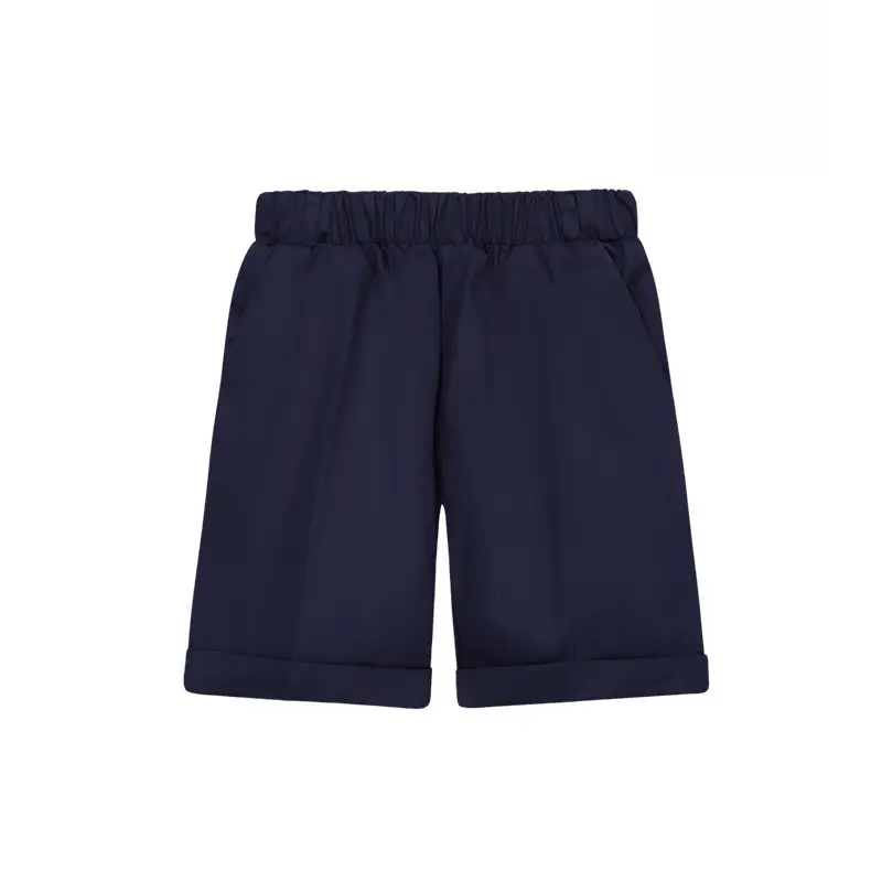 White Cotton Shorts for Boys Summer Casual Pants