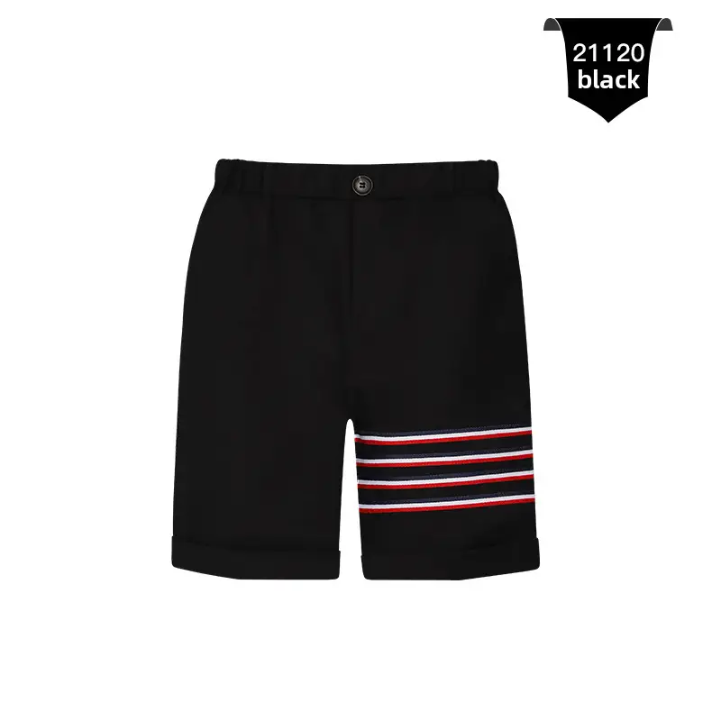 White Cotton Shorts for Boys Summer Casual Pants