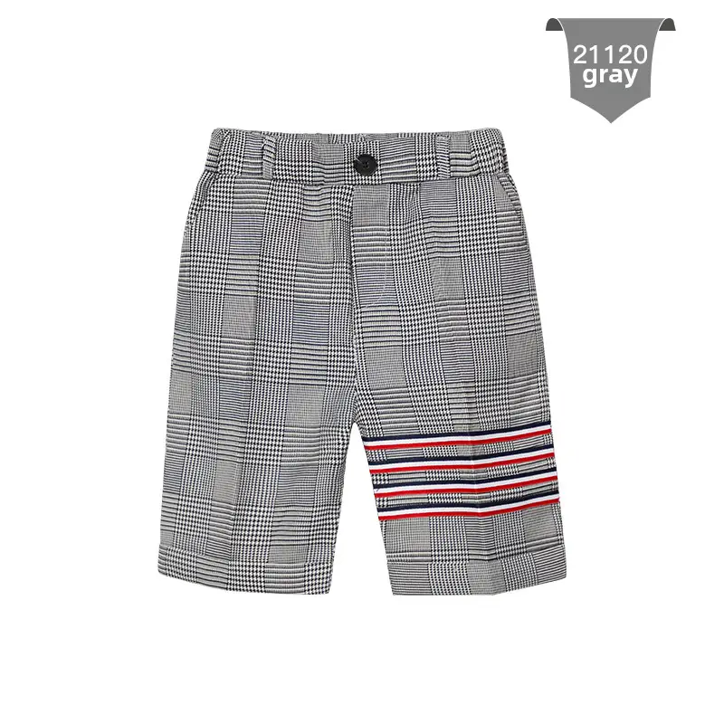 White Cotton Shorts for Boys Summer Casual Pants