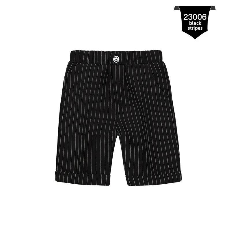 White Cotton Shorts for Boys Summer Casual Pants