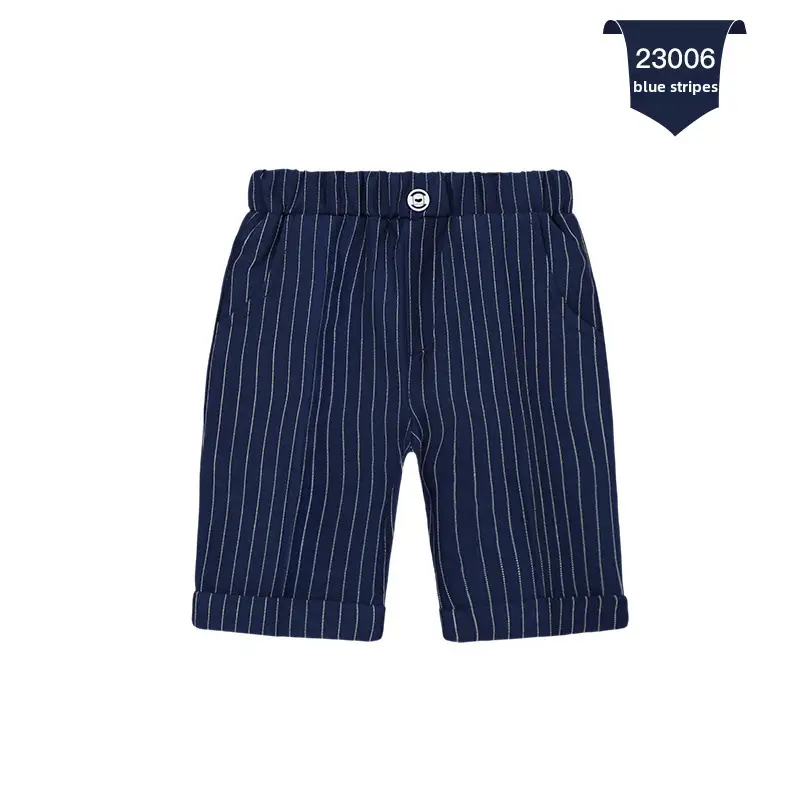 White Cotton Shorts for Boys Summer Casual Pants