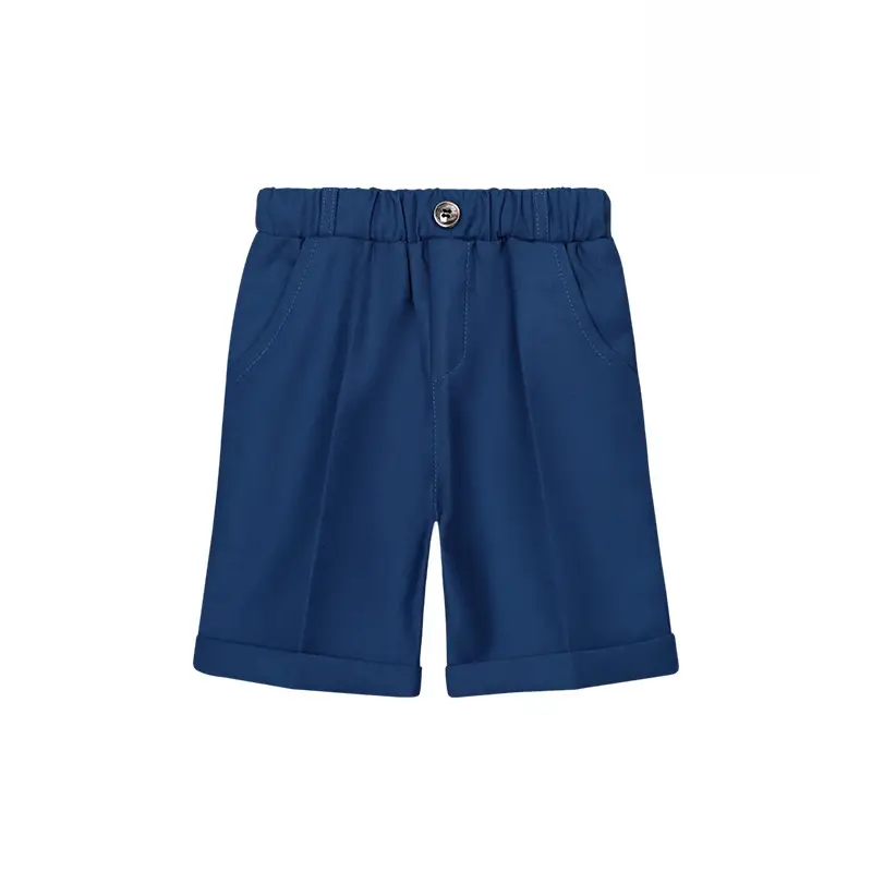 White Cotton Shorts for Boys Summer Casual Pants