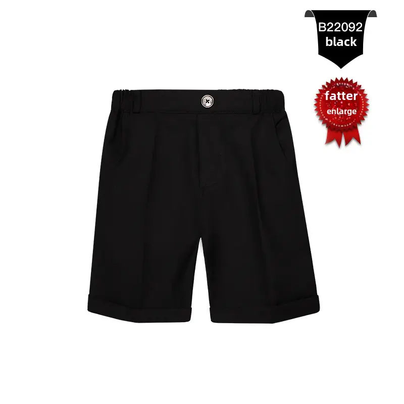 White Cotton Shorts for Boys Summer Casual Pants