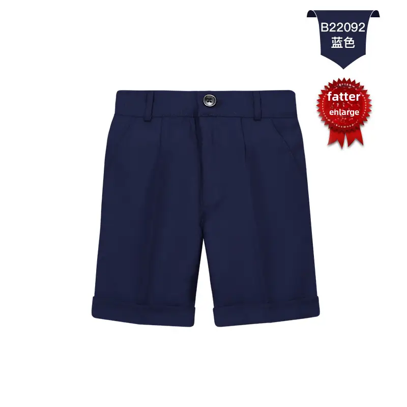 White Cotton Shorts for Boys Summer Casual Pants