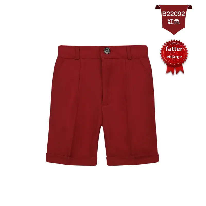 White Cotton Shorts for Boys Summer Casual Pants