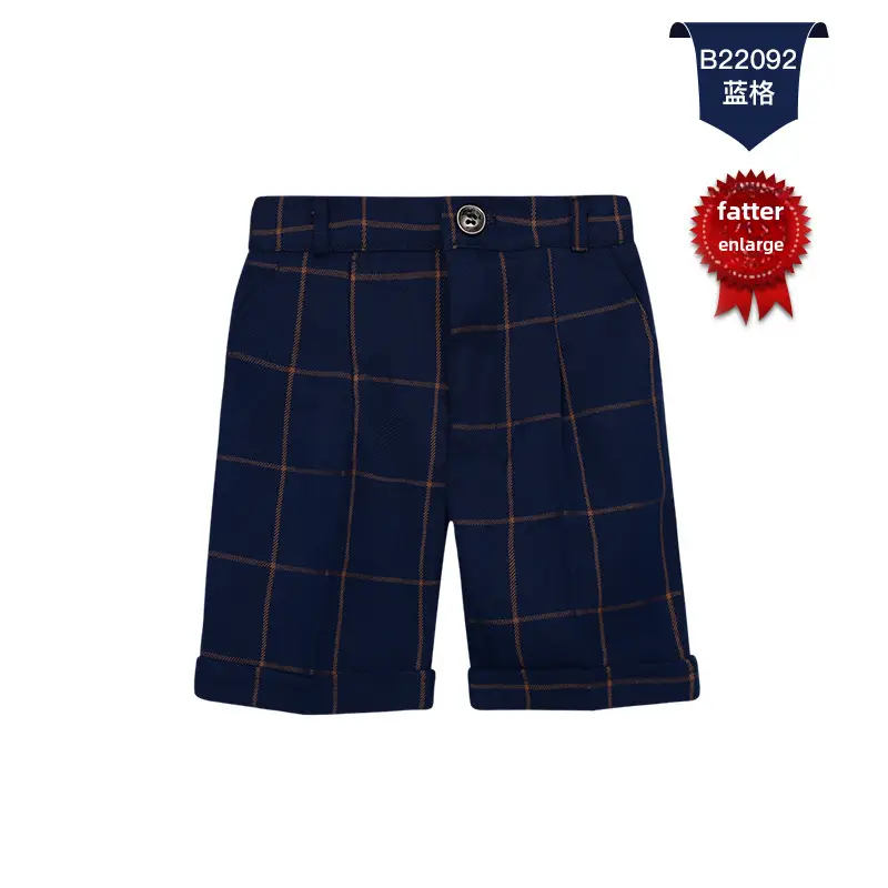 White Cotton Shorts for Boys Summer Casual Pants
