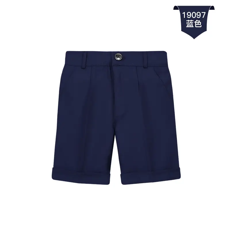 White Cotton Shorts for Boys Summer Casual Pants