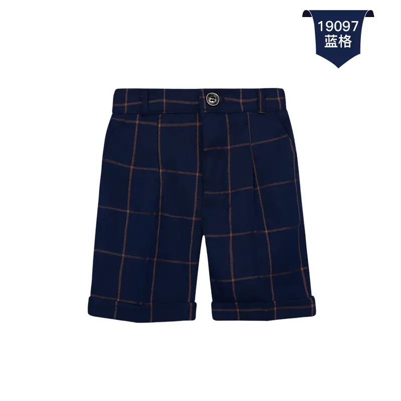 White Cotton Shorts for Boys Summer Casual Pants
