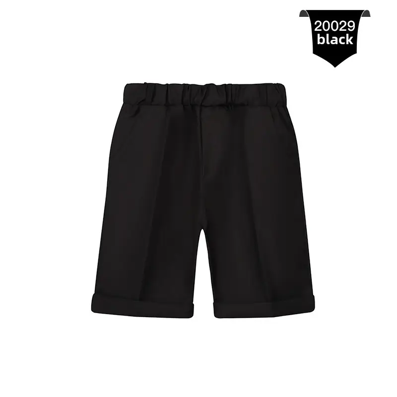 White Cotton Shorts for Boys Summer Casual Pants