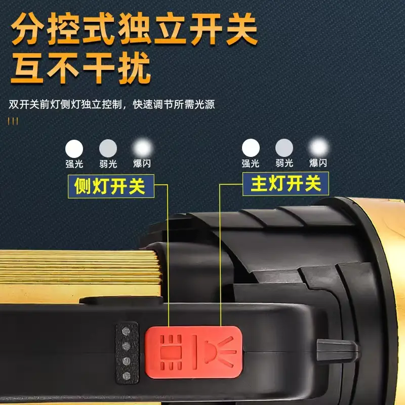 Rechargeable Cross-Body Flashlight with 3-Point Arm Mount — feature 13
