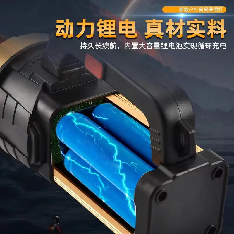 Rechargeable Cross-Body Flashlight with 3-Point Arm Mount — feature 2