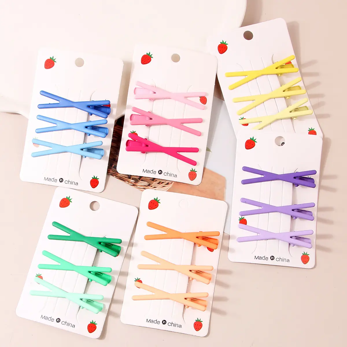 Candy Color Wave Hair Clips Set of 3 - Image 31