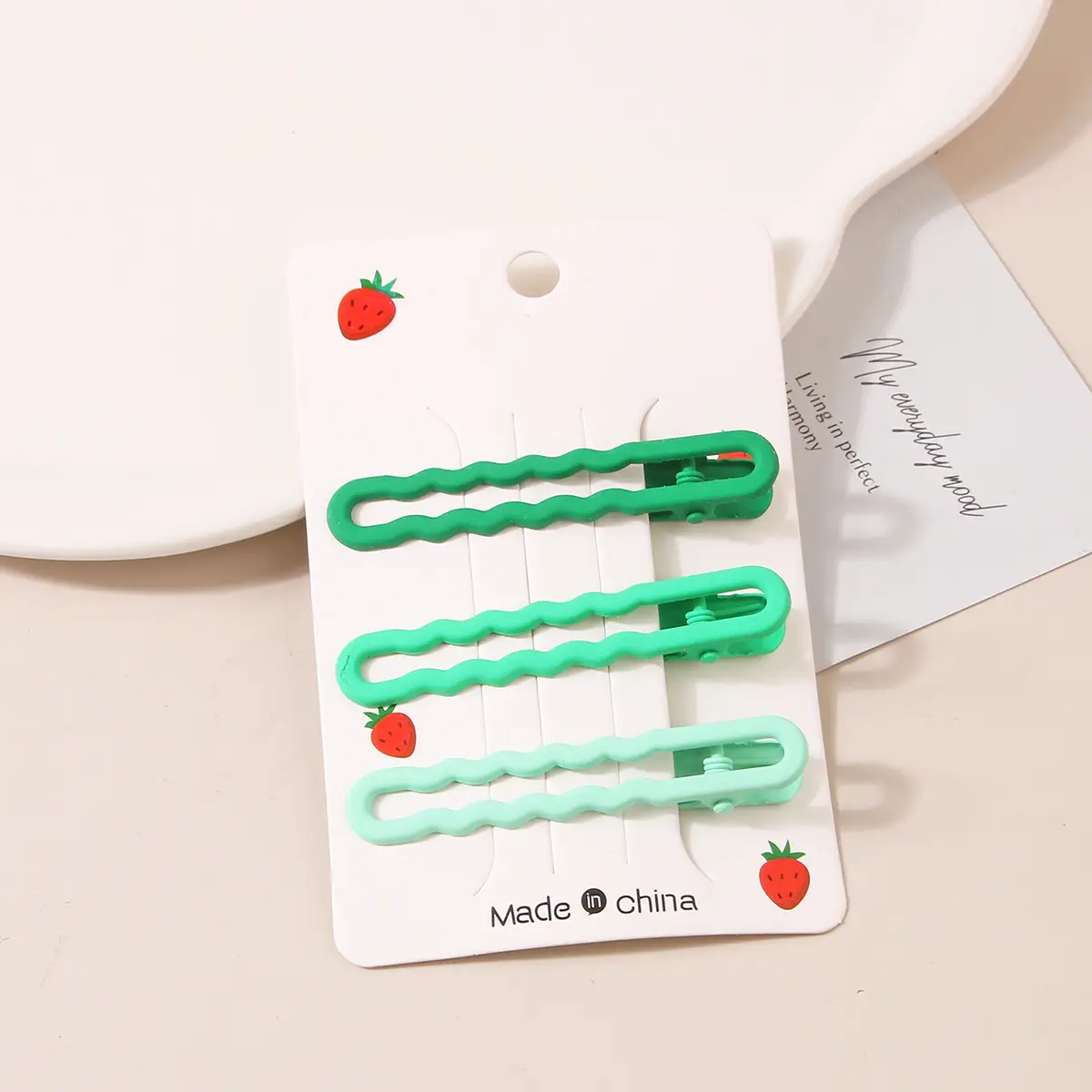 Candy Color Wave Hair Clips Set of 3 - Image 7