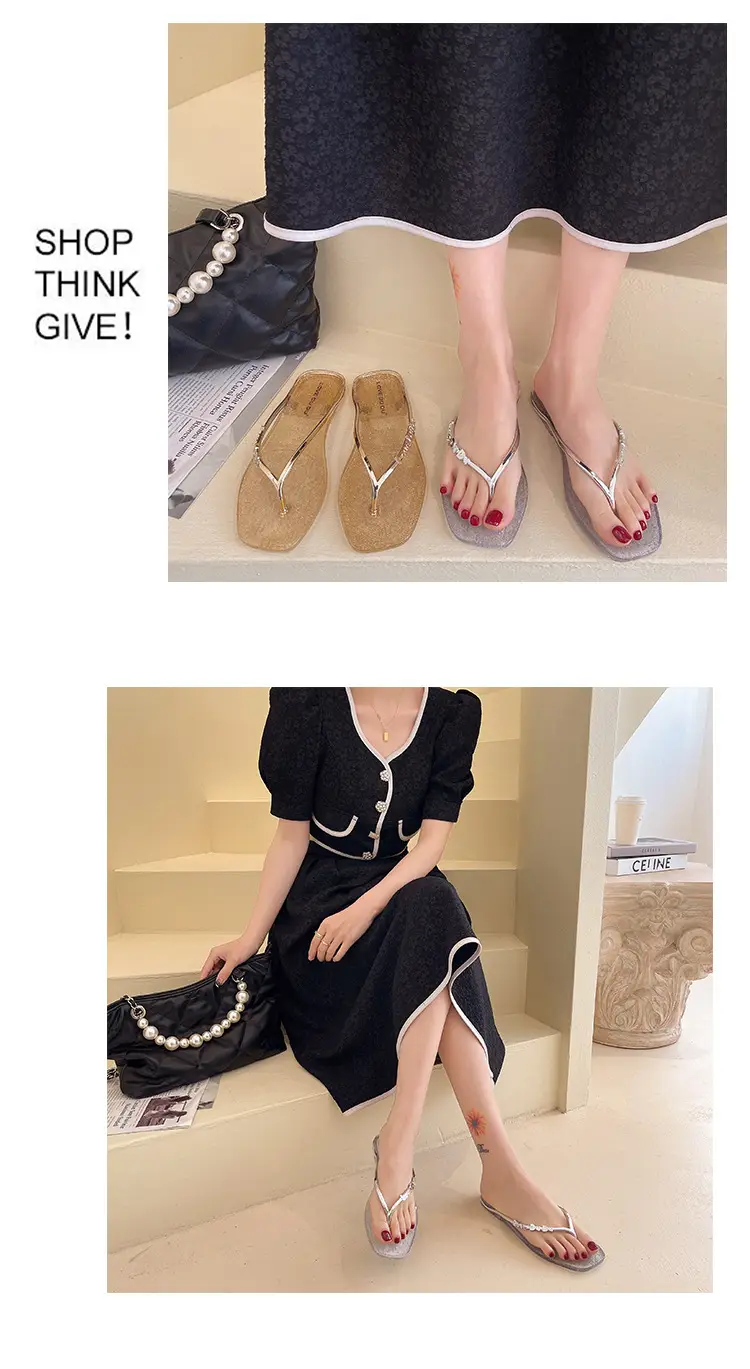 Transparent Splint Flats Women Summer Flip Flops 2023 — feature 12