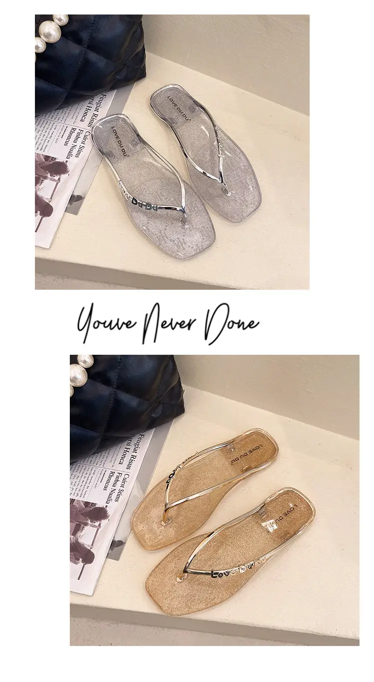 Transparent Splint Flats Women Summer Flip Flops 2023 — feature 17