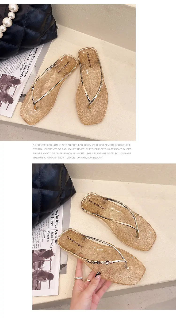 Transparent Splint Flats Women Summer Flip Flops 2023 — feature 18