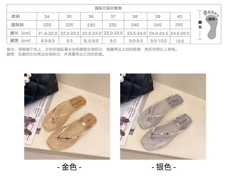 Transparent Splint Flats Women Summer Flip Flops 2023 — feature 5