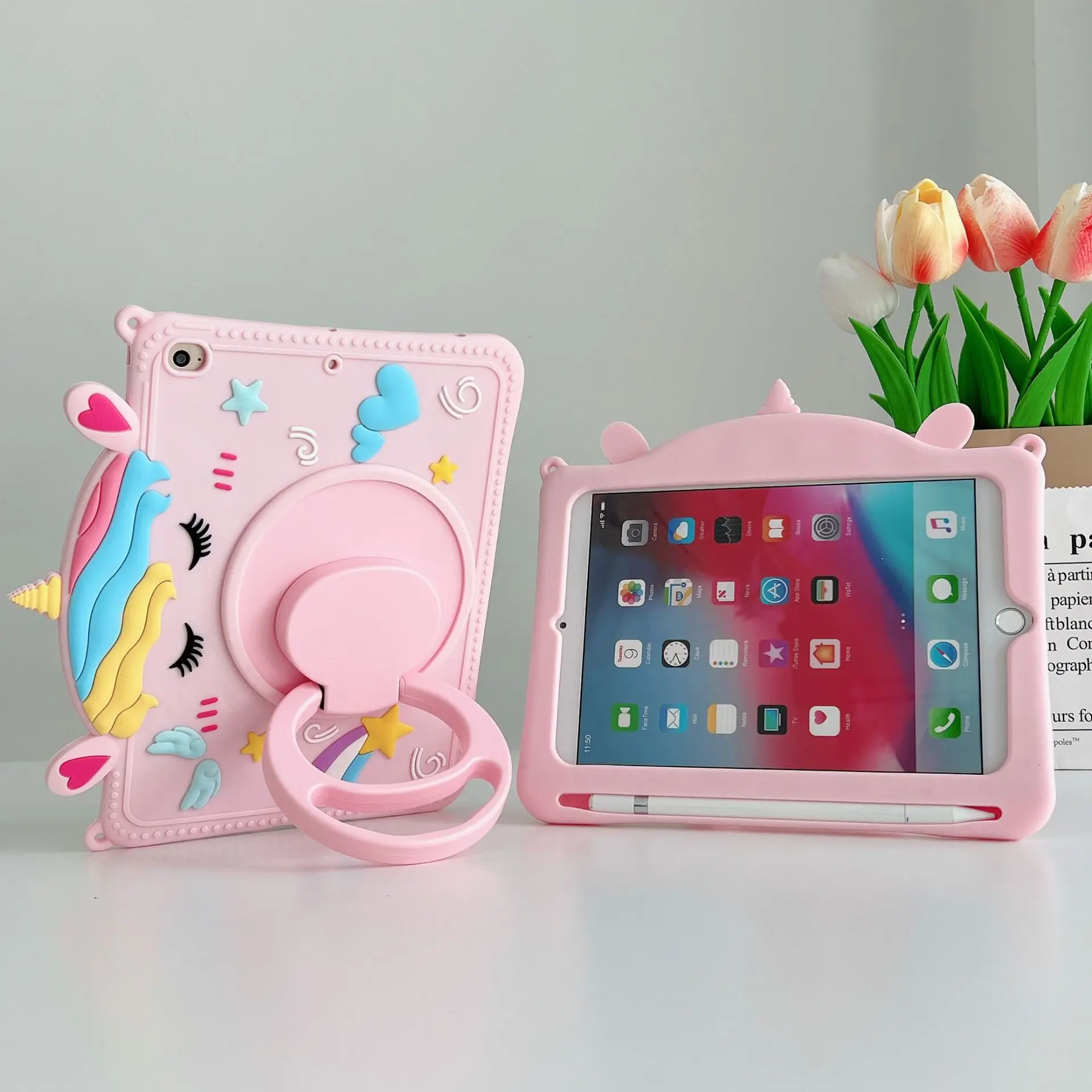 Unicorn Pen Slot Tablet Strap for iPad 10th 10.2 - Image 4