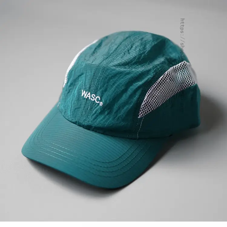 Women's Orange Mesh Sun Hat for Summer Camping